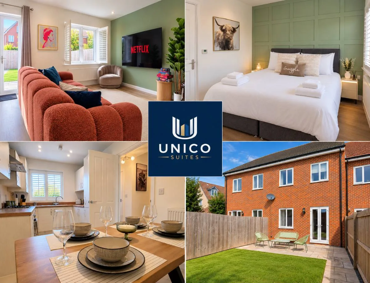 Stylish 3-Bed Home in Wixams - Parking & Workspace